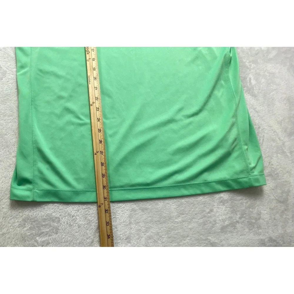 Nike Golf Dri-FIT Polo Shirt Mens XL Green Irish Open Shamrock Logo Short Sleeve
